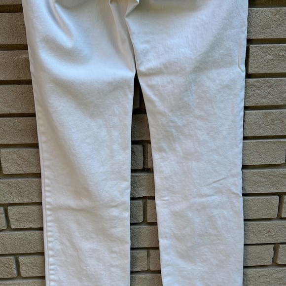 Jockey Person to Person White Straight Leg Jeans Stretch Sz 8 - Picture 10 of 13